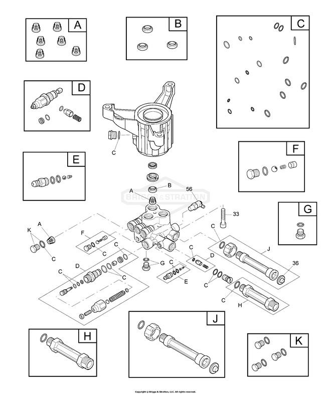 707969 pressure washer pump parts